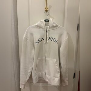 White Seaside Hoodie